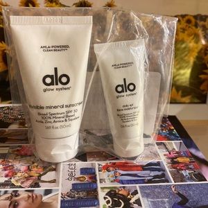 ALO yoga glow system invisible mineral sunscreen